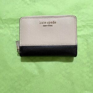 Kate Spade Beige and Black Card Wallet